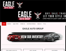 Tablet Screenshot of eagleautogroup.net